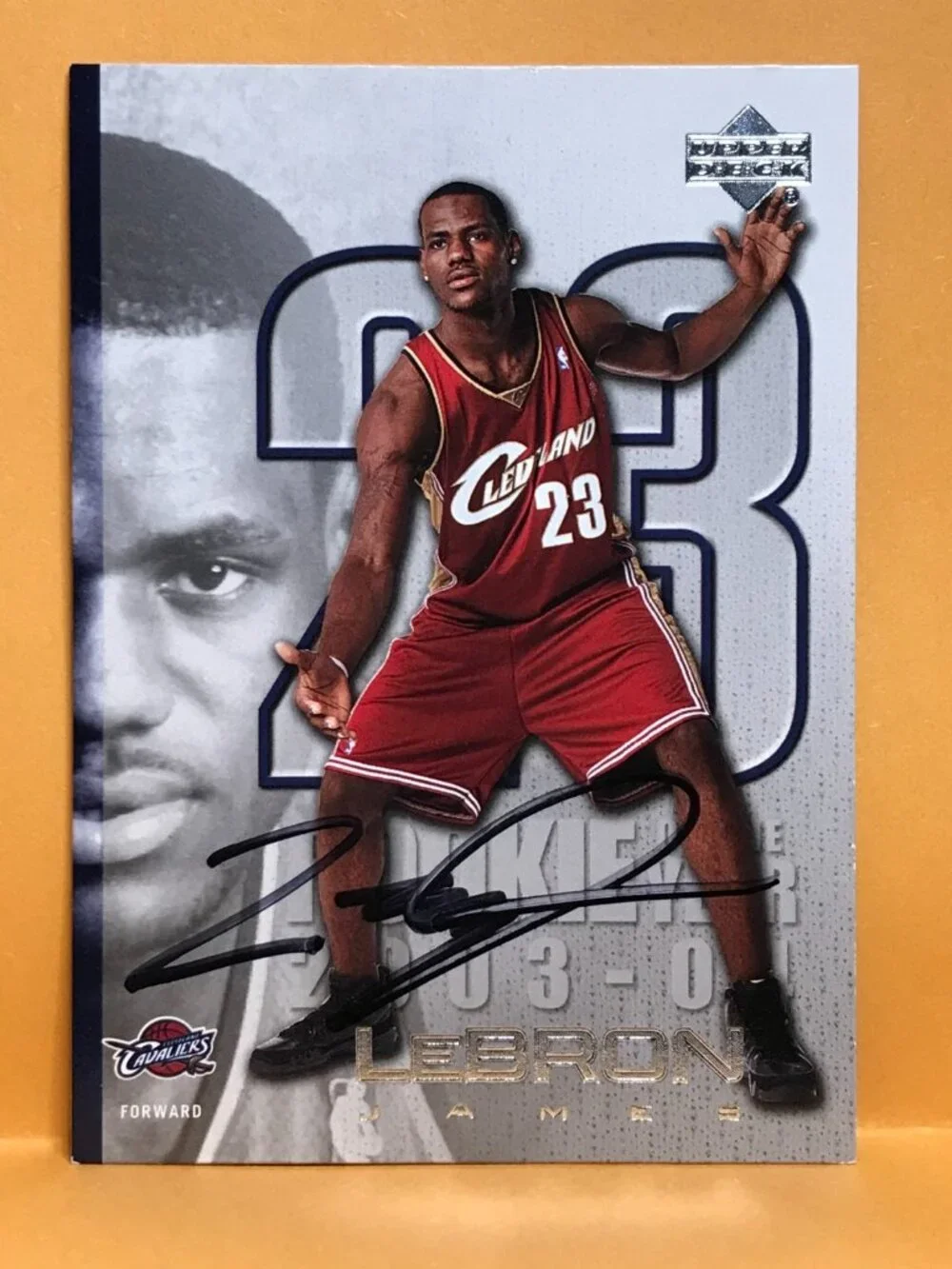 2005-06 Upper Deck LeBron James #LJ18 LeBron James Sign Autograph card # lj18